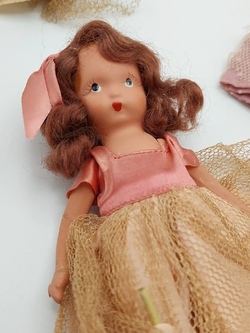 NANCY ANN STORYBOOK LOT 4 Doll Set - Little Red RIDING HOOD VINTAGE
